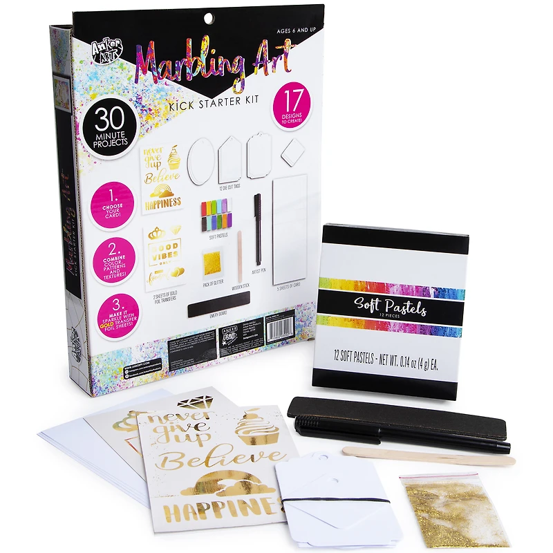 marbling art kickstarter kit