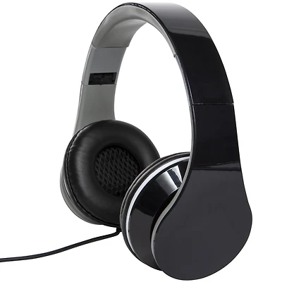 fatheads  folding duo colored stereo headphones cheap music listening five below headband with ear cushions