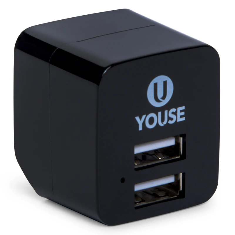 2.4 amp dual usb wall charger, cheap u youse plug;charging block;iphone charger;android charger;usb charging block;dual phone charger;phone charger;charger;outlet block