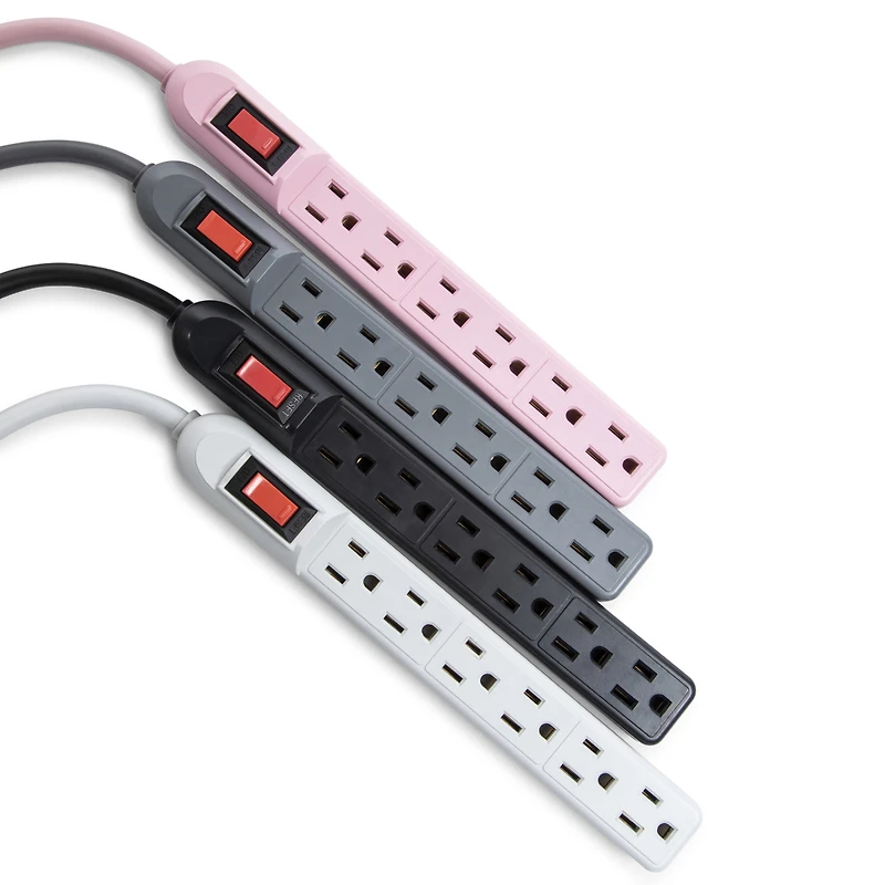 6-outlet power strip 3-feet long