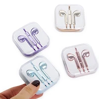 earbuds, headphones, stocking stuffer, christmas, hanukkah, tech, tech gifts, cool metallic, iridescent