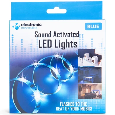 sound activated led lights;sound lights;lights that flash to music;led lights;cheap lights;tech;self adhesive lights;light strip;stick on light strip;five below;entertainment products;colored lights;music lights