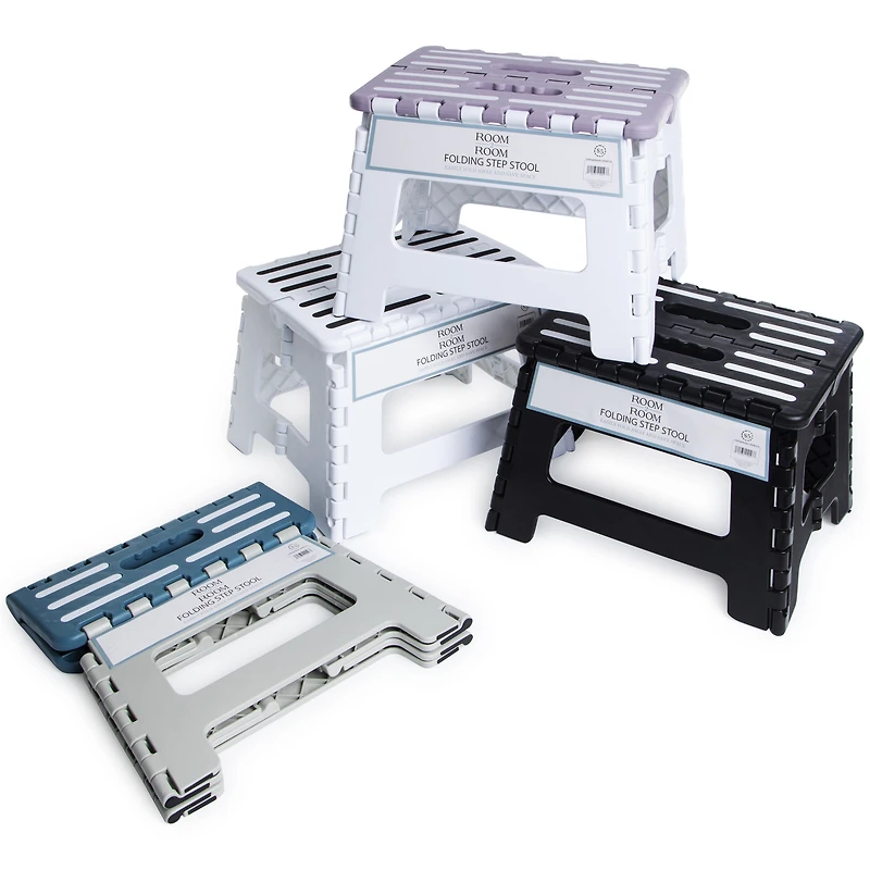 9-inch folding step stool