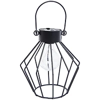 cage outdoor solar lantern