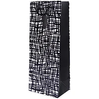 Textured Bottle Gift Bag 5.5in X 14.25in