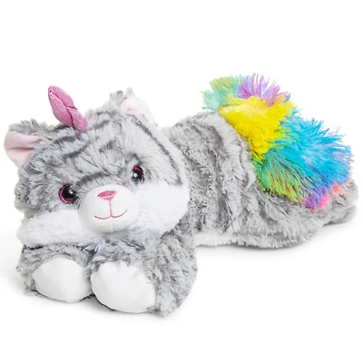 plush toys;stuffed animals;bedroom decor;fivebelow.com;five below;caticorn;caticorn stuffed animal;stuffed animal;cat toy;cats;unicorn;unicorn animal