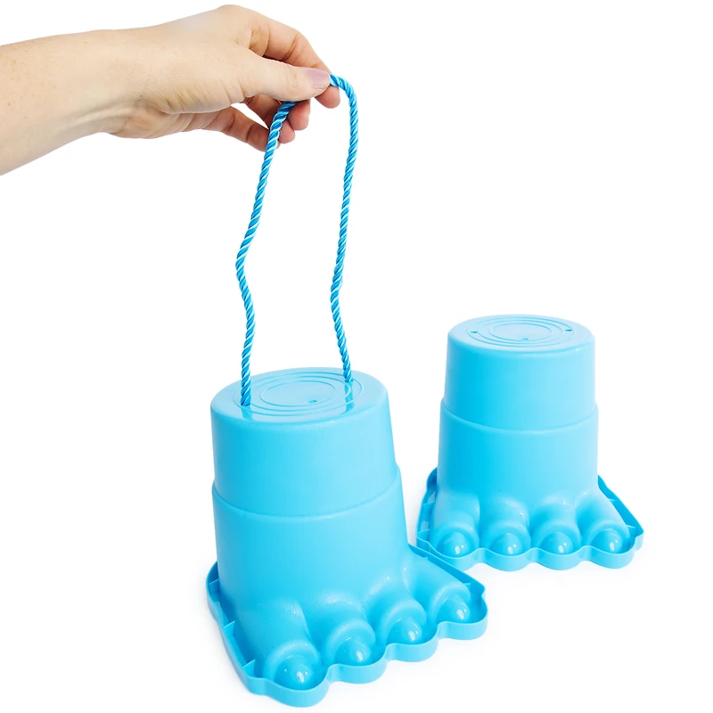 Monster Feet 2-in-1 Sand Bucket Molds & Platform Stilts