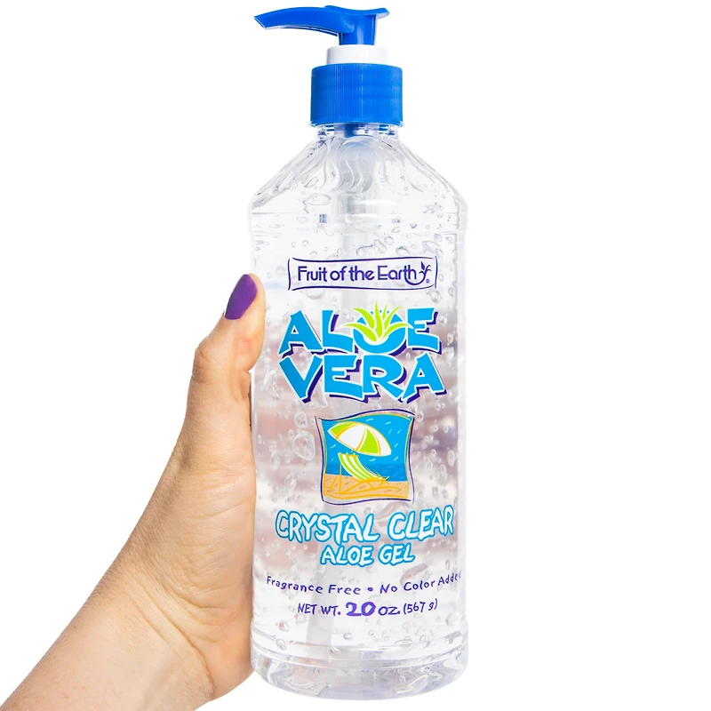 fruit of the earth crystal clear aloe vera gel