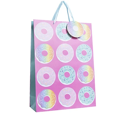 Pink Donut Large Gift Bags