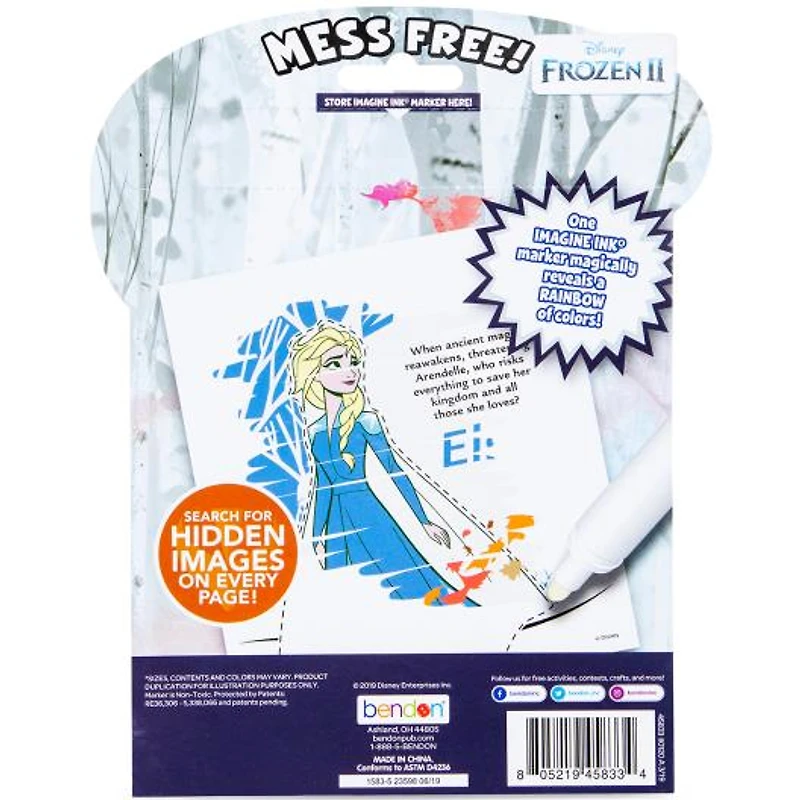 frozen, frozen 2, II, elsa, anna, disney, gift set, gift, girl christmas, xmas, hanukkah, stocking stuffer, magic ink pictures, imagine