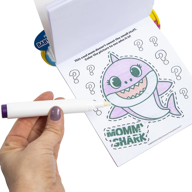 baby shark mess free magic ink picture book