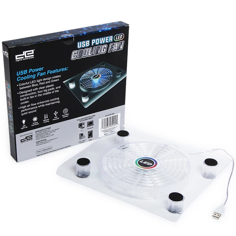 usb-power LED cooling fan for computer and gaming system