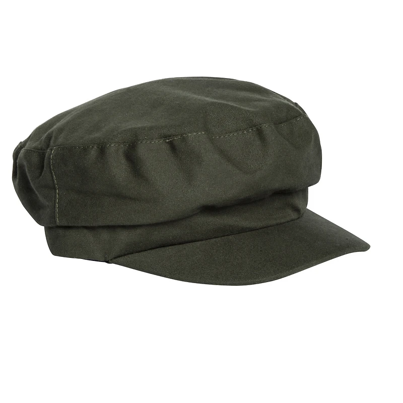 olive cabbie hat