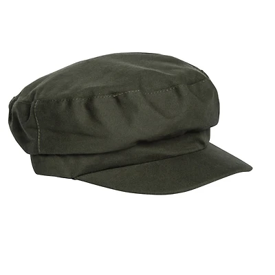 olive cabbie hat