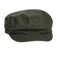 olive cabbie hat