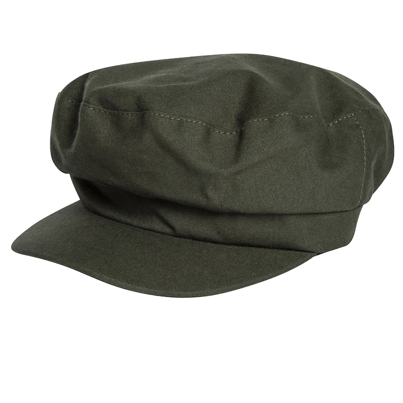 olive cabbie hat