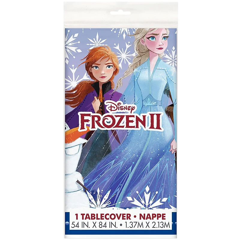 Disney Frozen 2 plastic tablecloth 84in x 54in