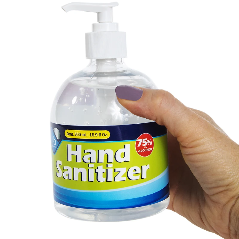 hand sanitizer pump 16.9oz