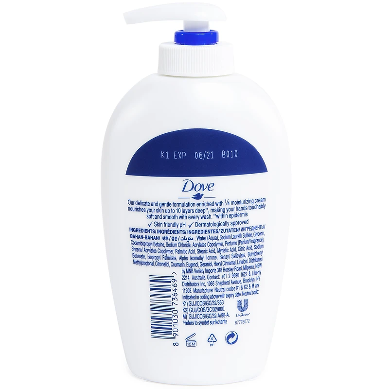 dove nourishing hand wash deeply nourishing 8.45oz