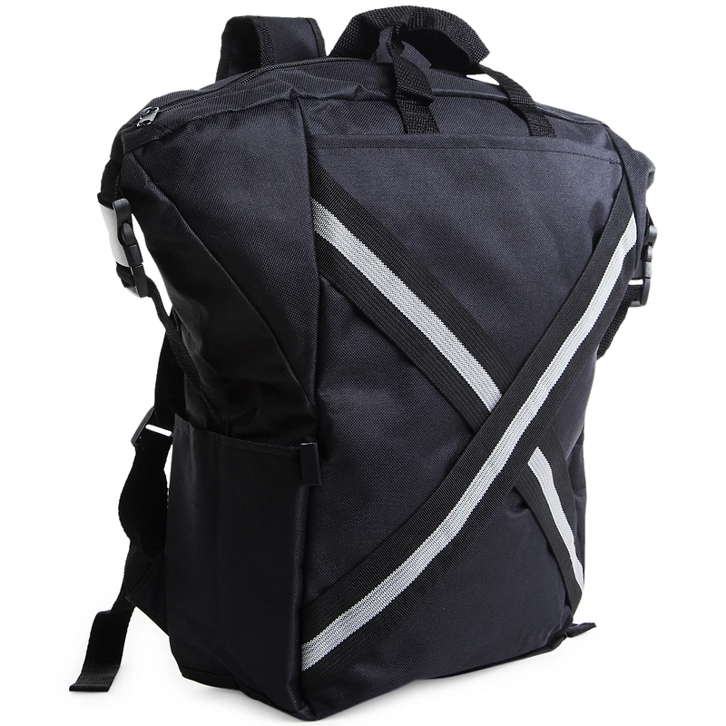 Elastic Cross-Strap Backpack 16in