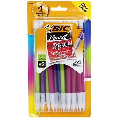 bic xtra sparkle mechanical pencils 27-count