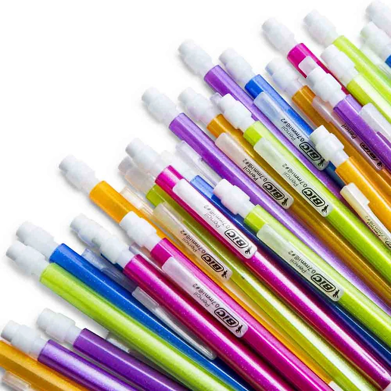 bic xtra sparkle mechanical pencils 27-count