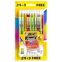 bic xtra sparkle mechanical pencils 27-count