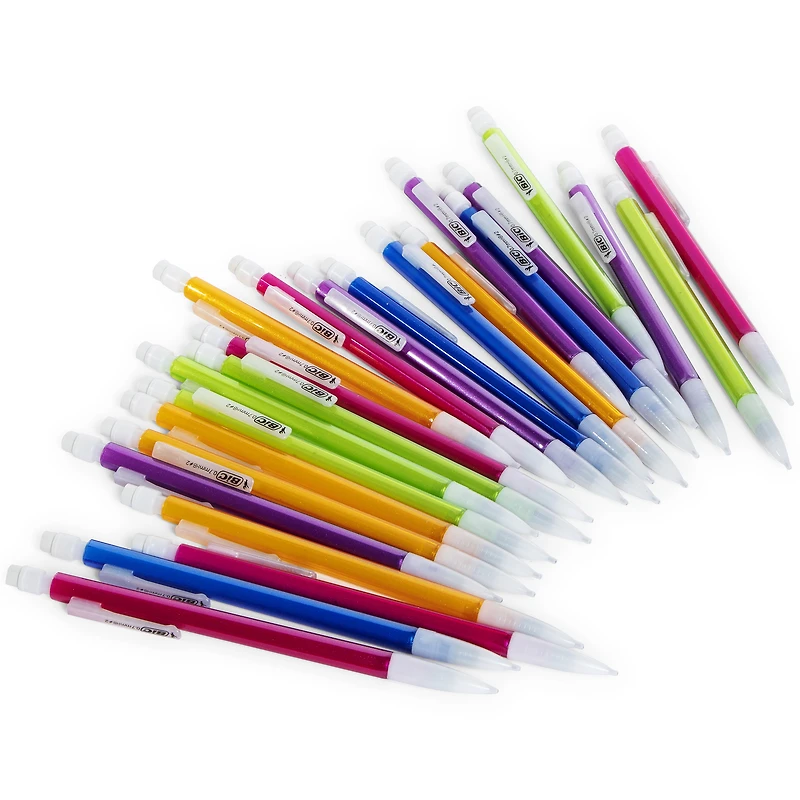 bic xtra sparkle mechanical pencils 27-count