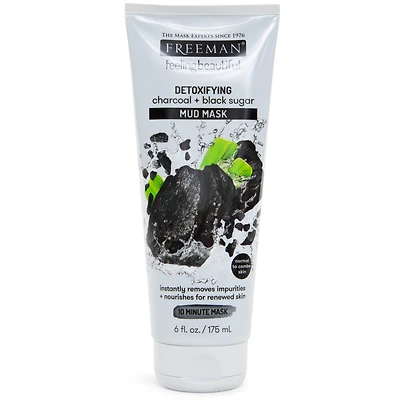 freeman feeling beautiful detoxifying charcoal + black sugar mud mask