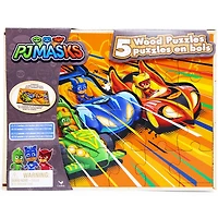 Pj Masks™ 5 Wood Puzzles & Box Set