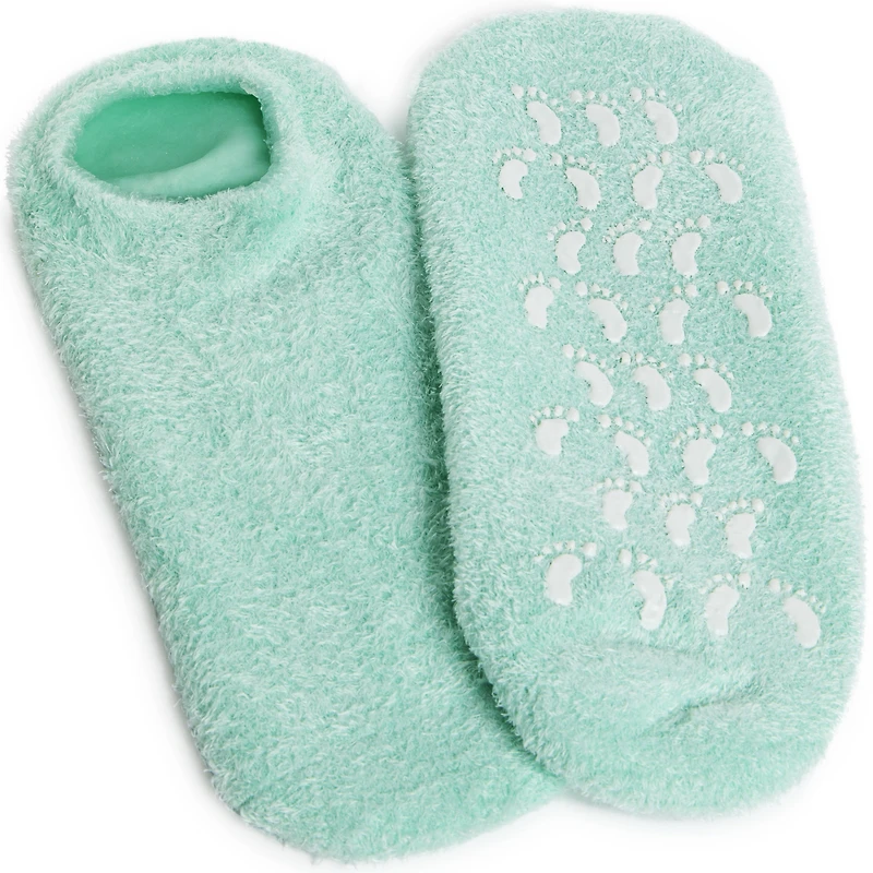 Moisturizing Gel Socks For Dry Feet - Green