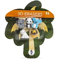 Premiere® Jungle 3D Animal Erasers