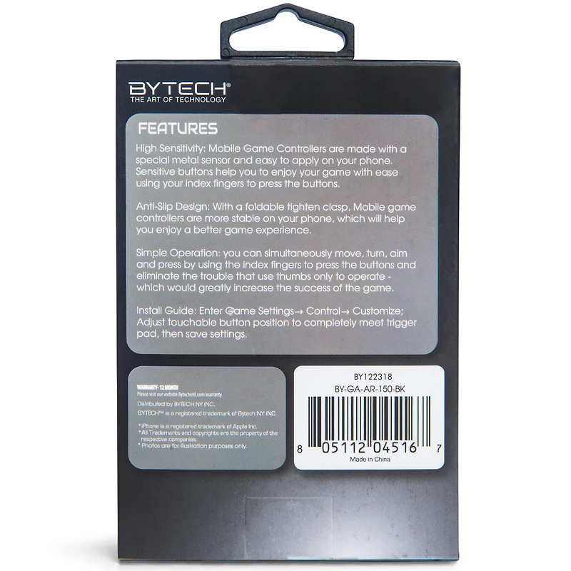 Universal Gaming Trigger For Smartphones