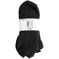 Mens Low-Cut Black Ankle Socks 10-Pack