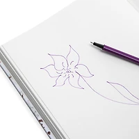 marbled hardcover sketchbook