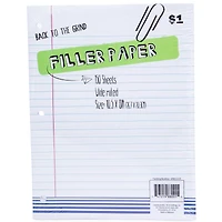 Wide-Ruled Notebook Paper 150-Sheet Pack