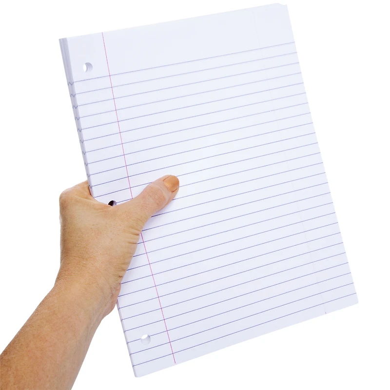 Wide-Ruled Notebook Paper 150-Sheet Pack