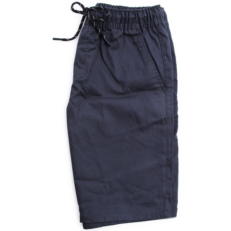 Young Men's Cotton Twill Shorts - Charcoal Gray