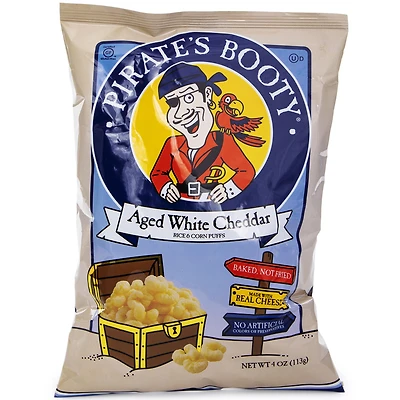 Pirate's Booty® Aged White Cheddar Rice & Corn Puffs 4oz