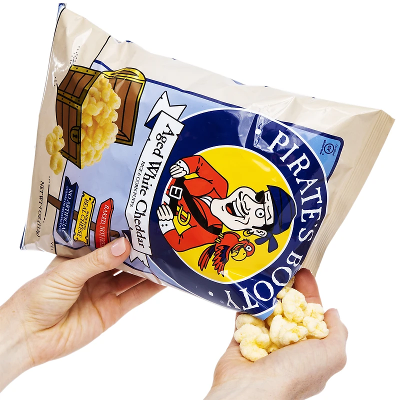Pirate's Booty® Aged White Cheddar Rice & Corn Puffs 4oz