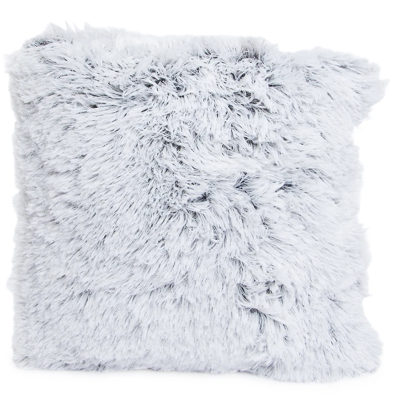 dip-dye plush throw pillow 16in x