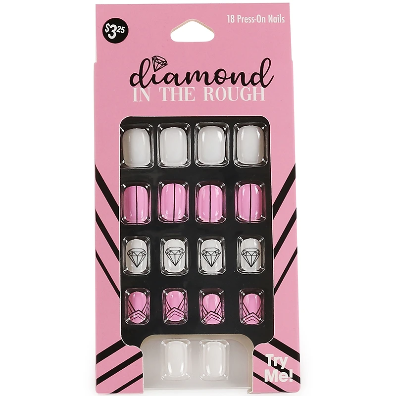 Diamond in The Rough Press-On Nails 18-Piece Set