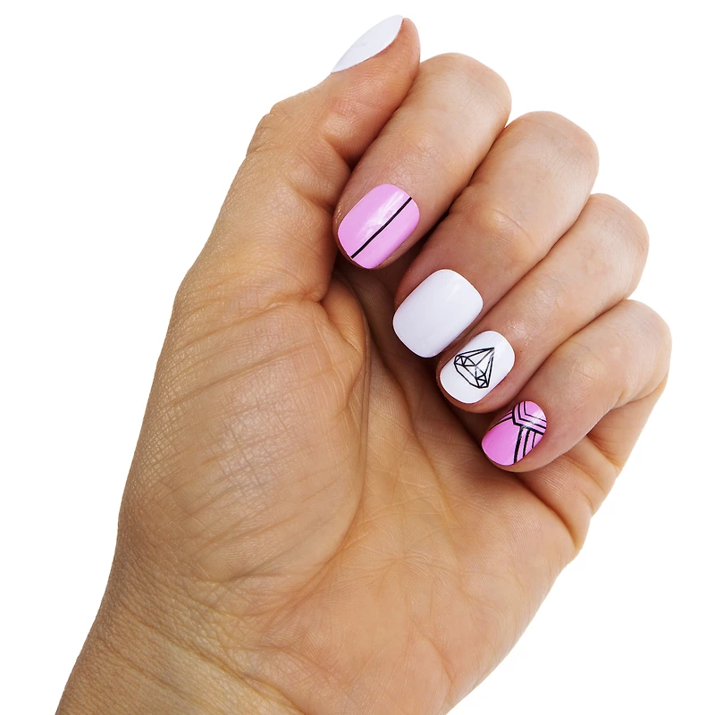 Diamond in The Rough Press-On Nails 18-Piece Set