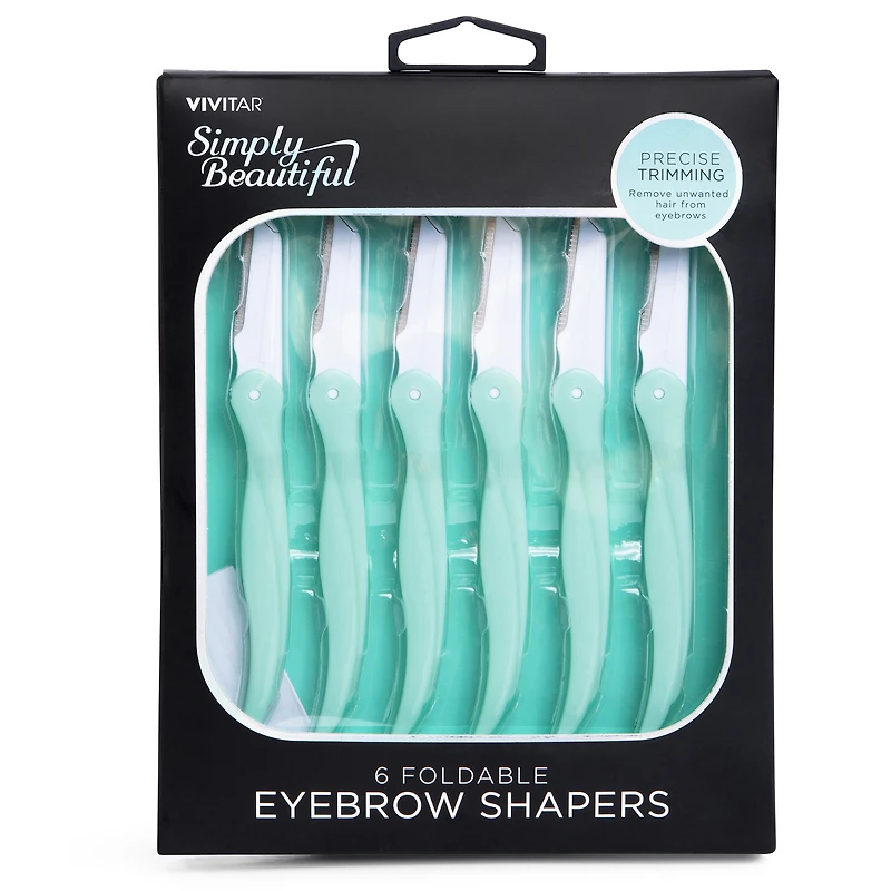 Simply Beautiful Eyebrow Shapers 6-Count