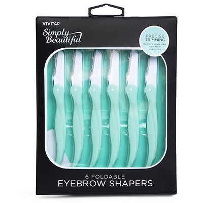 Simply Beautiful Eyebrow Shapers 6-Count