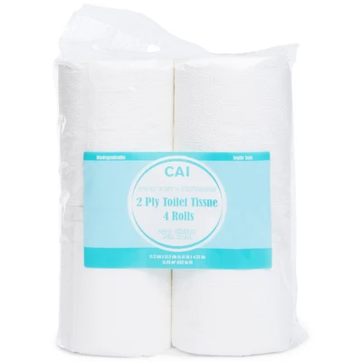 Cai Super Soft 2-Ply Toilet Paper 4-Rolls