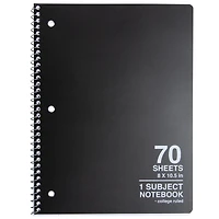 1 Subject College Ruled Notebook 70 Sheets