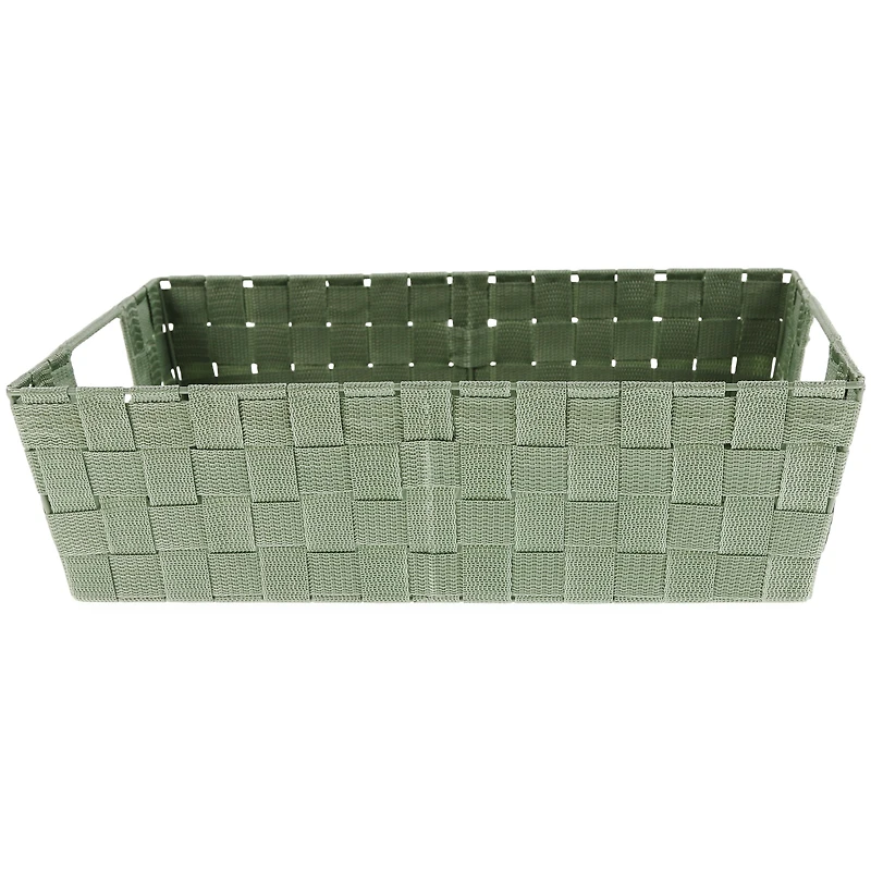 Nylon Weave Storage Bin Basket 11in x 17in