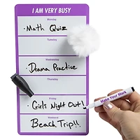 so Busy' Weekly Dry Erase Board 5.5in X 10in