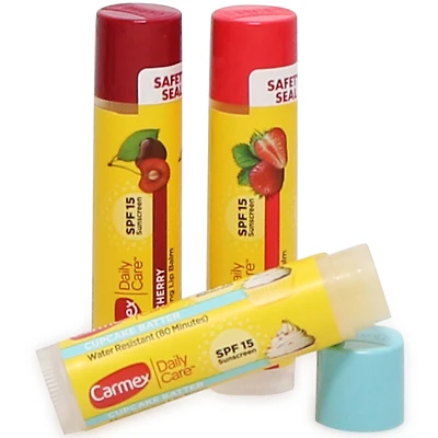Carmex® Daily Care™ Sweets Assorted Flavor Lip Balm 3-Pack Spf 15